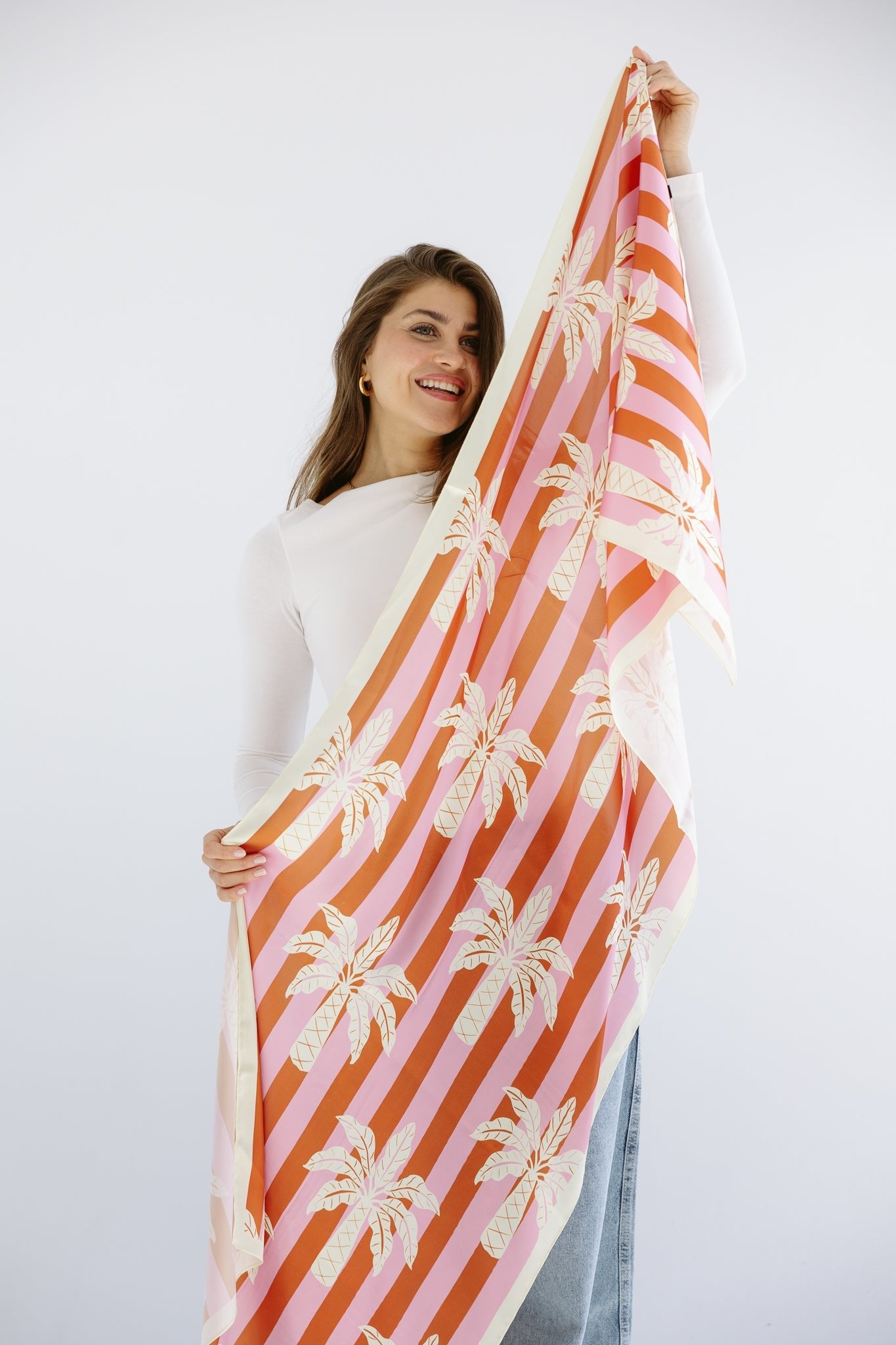 Long Silk Scarf 8 - AB ESSENTIALS