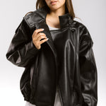 Main Leather Jacket Black - AB ESSENTIALS