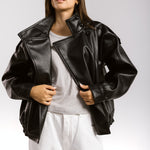 Main Leather Jacket Black - AB ESSENTIALS