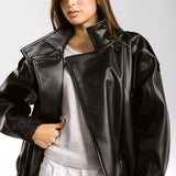 Main Leather Jacket Black - AB ESSENTIALS