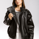 Main Leather Jacket Black - AB ESSENTIALS