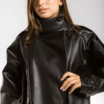 Main Leather Jacket Black - AB ESSENTIALS