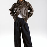 Main Leather Jacket Brown - AB ESSENTIALS