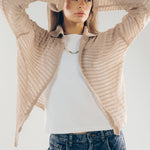Mesh Cardigan Cafe - AB ESSENTIALS