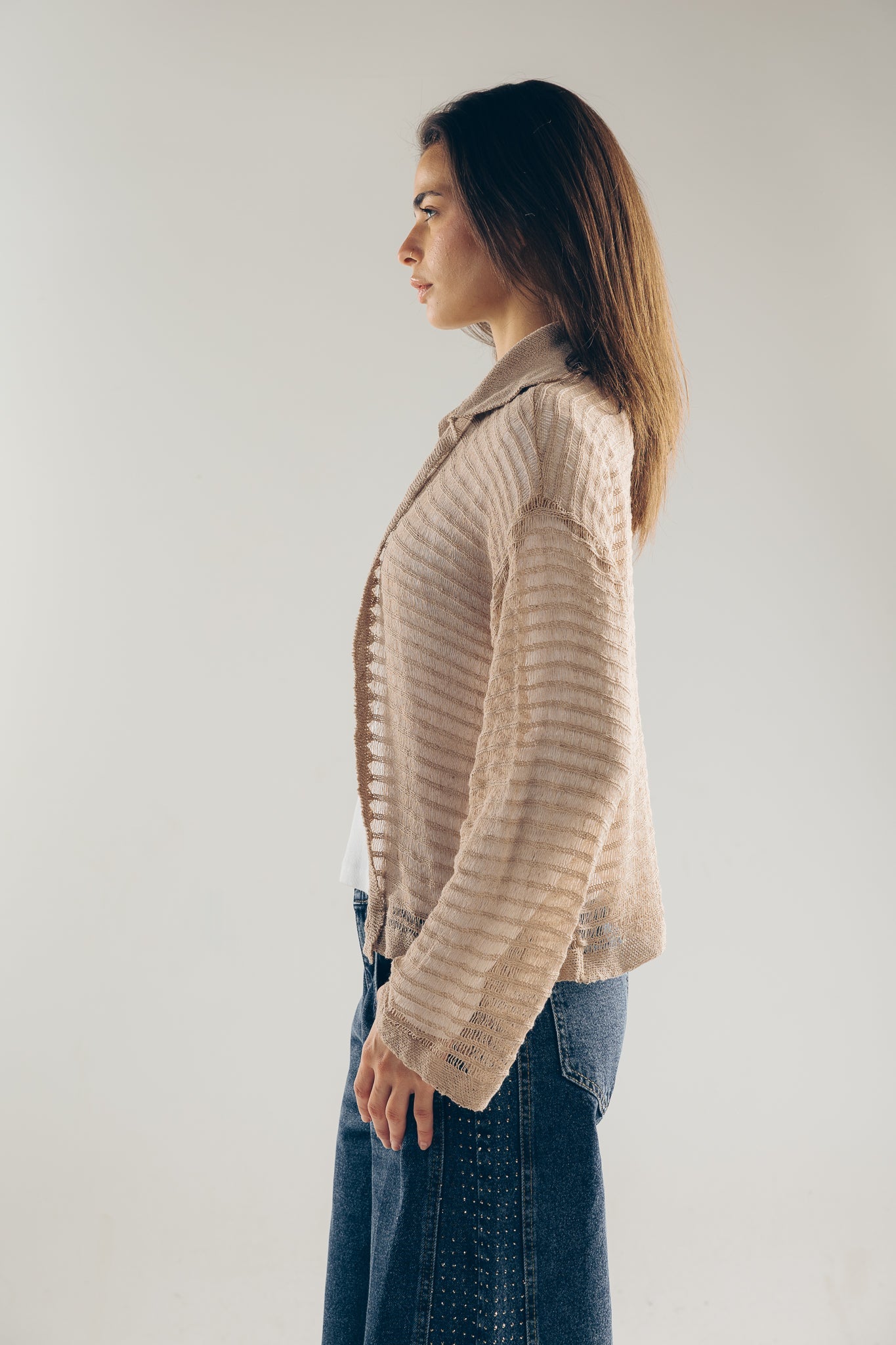 Mesh Cardigan Cafe - AB ESSENTIALS