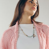 Mesh Cardigan Pink - AB ESSENTIALS