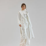 Metallic Stars Cardigan White - AB ESSENTIALS