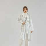 Metallic Stars Cardigan White - AB ESSENTIALS