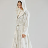 Metallic Stars Cardigan White - AB ESSENTIALS