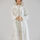 Metallic Stars Cardigan White - AB ESSENTIALS