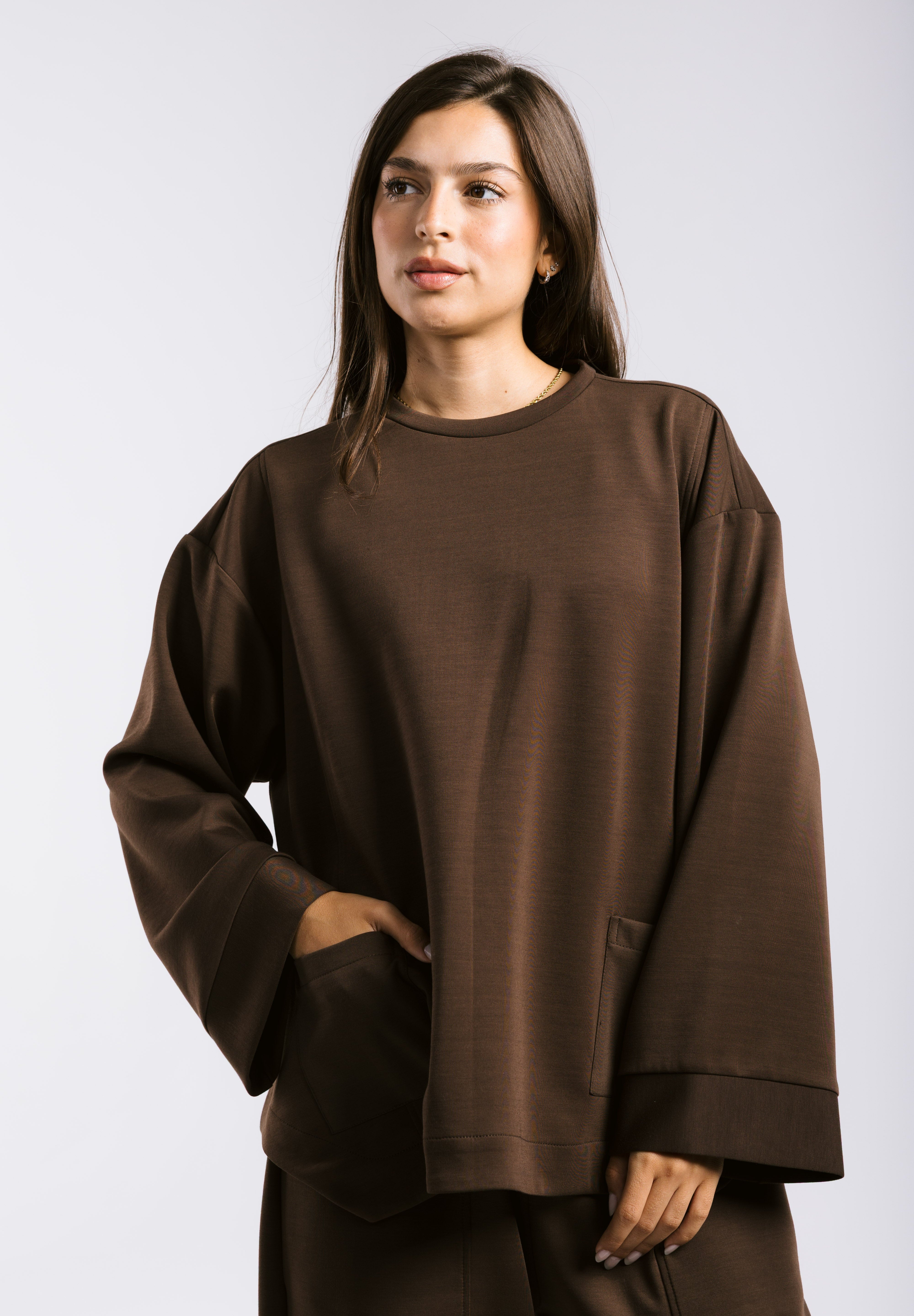 Mist Oysho Set Brown - AB ESSENTIALS