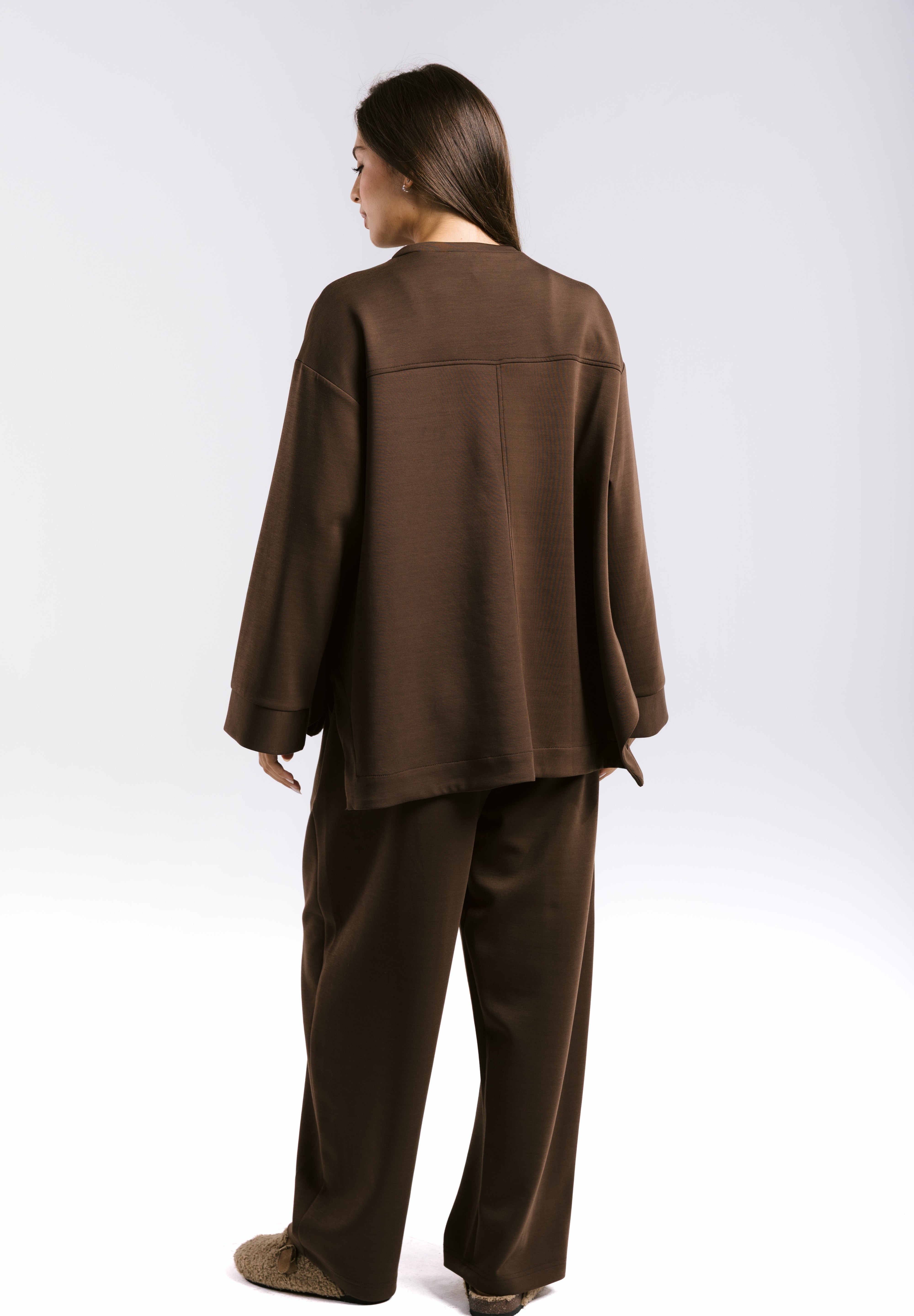 Mist Oysho Set Brown - AB ESSENTIALS