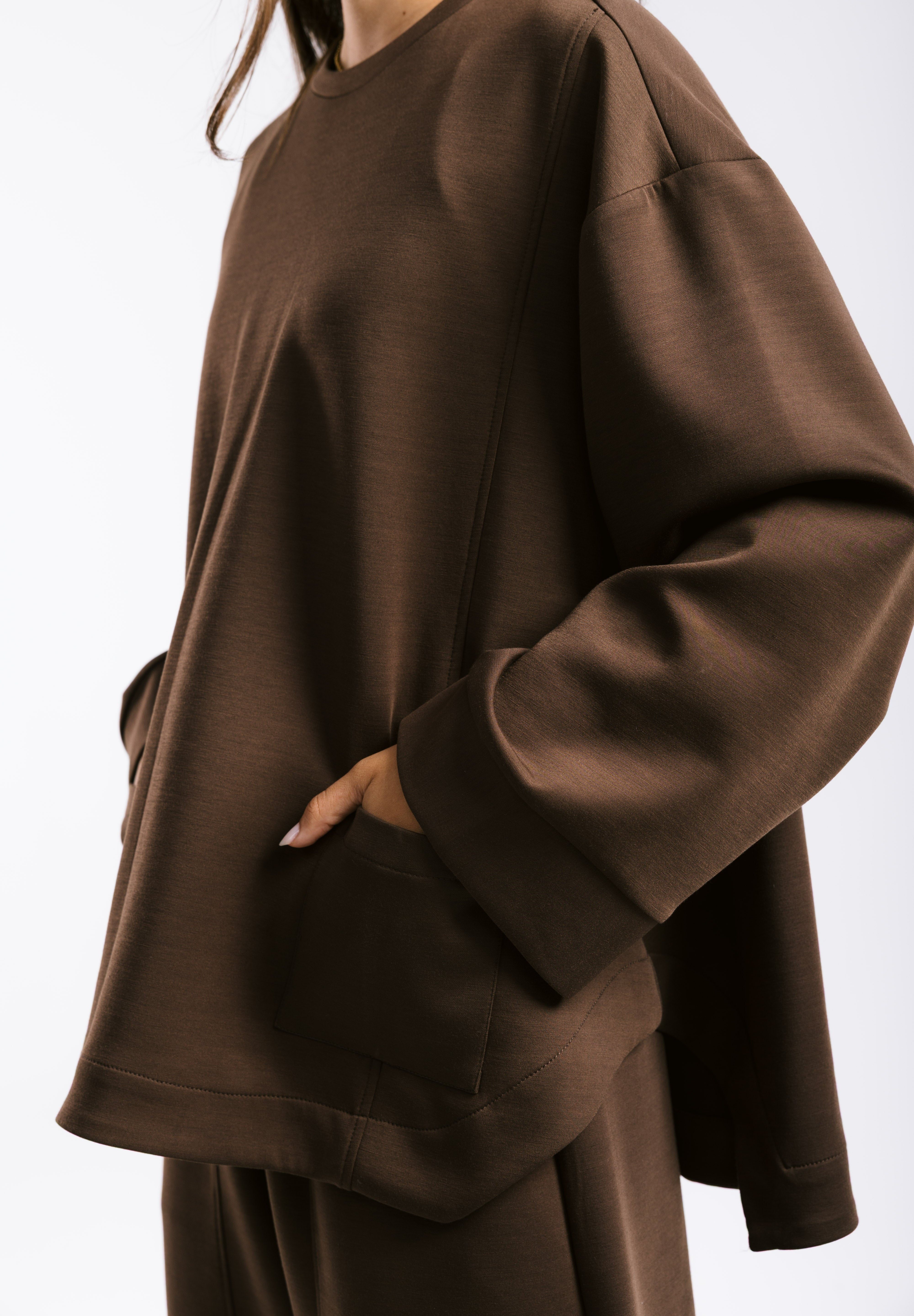Mist Oysho Set Brown - AB ESSENTIALS