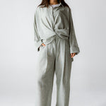 Must Have Linen Pants Olive - AB ESSENTIALS