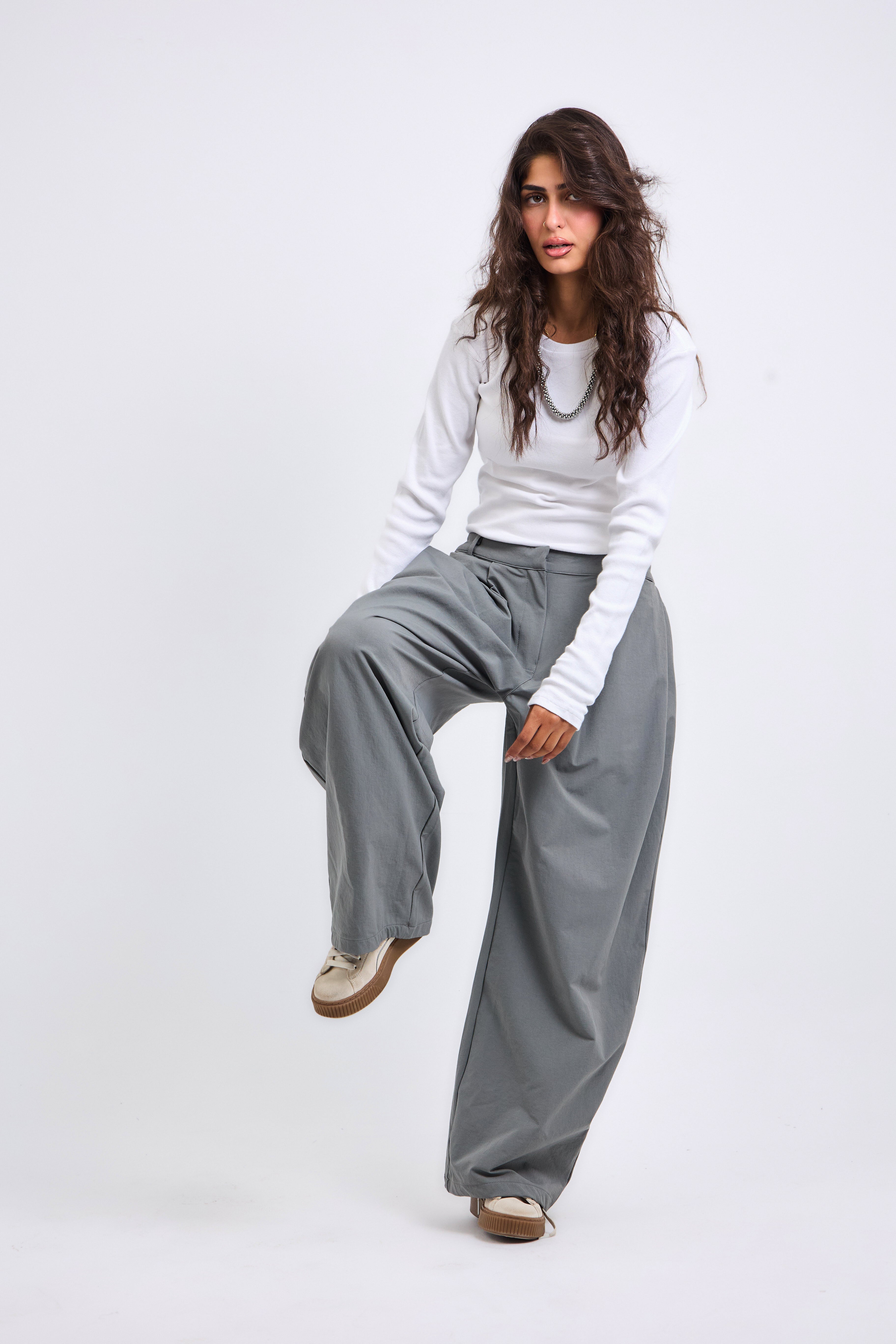 On Point Pants Grey - AB ESSENTIALS