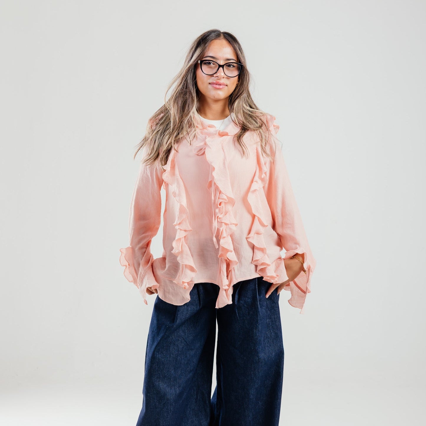 Ruffled Top Rose - AB ESSENTIALS