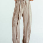 Satin Glow Pants Gold - AB ESSENTIALS