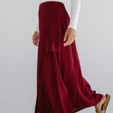Seashell Skirt Burgundy - AB ESSENTIALS