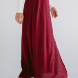 Seashell Skirt Burgundy - AB ESSENTIALS