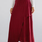 Seashell Skirt Burgundy - AB ESSENTIALS