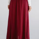 Seashell Skirt Burgundy - AB ESSENTIALS