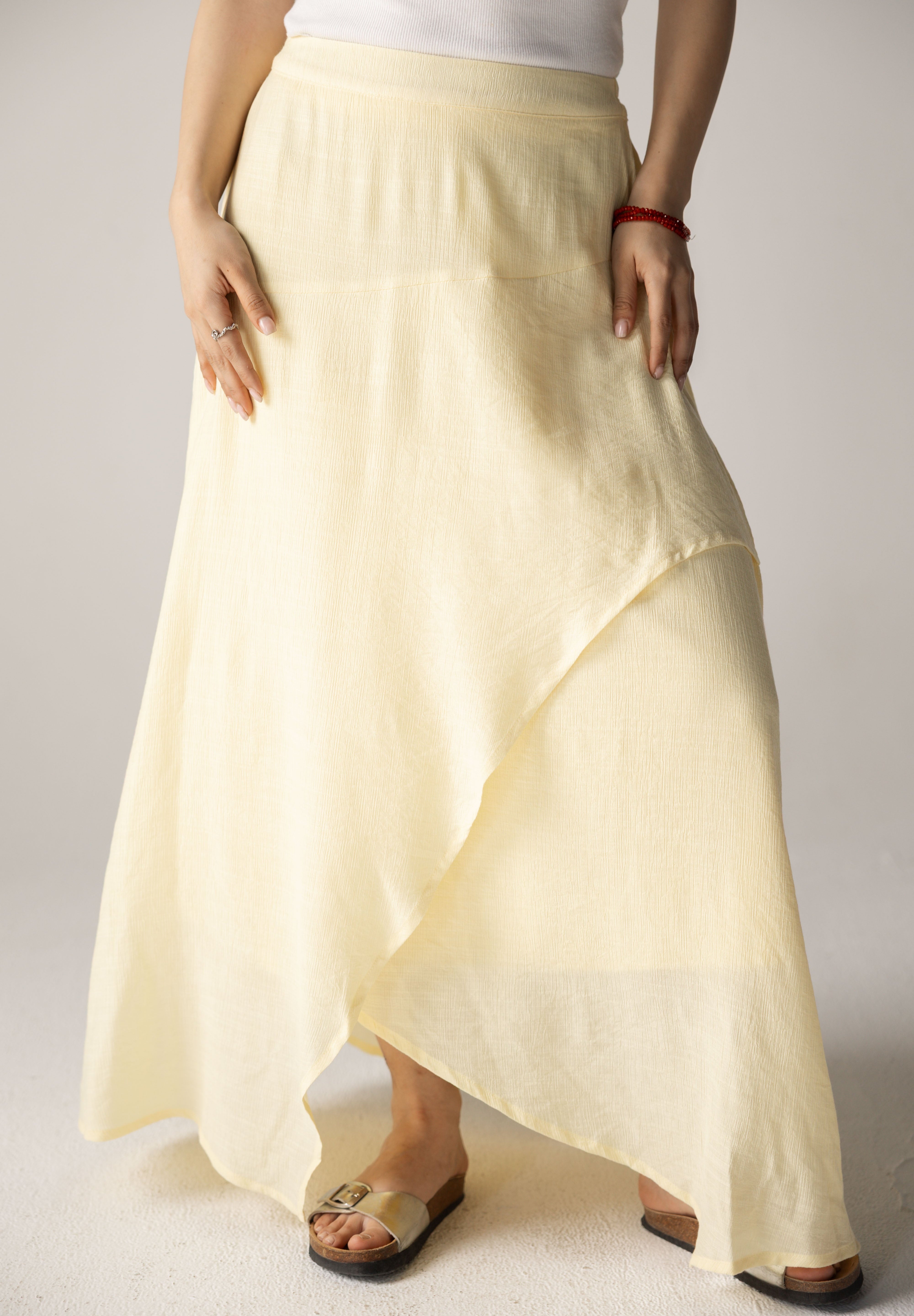 Seashell Skirt Butter Yellow - AB ESSENTIALS