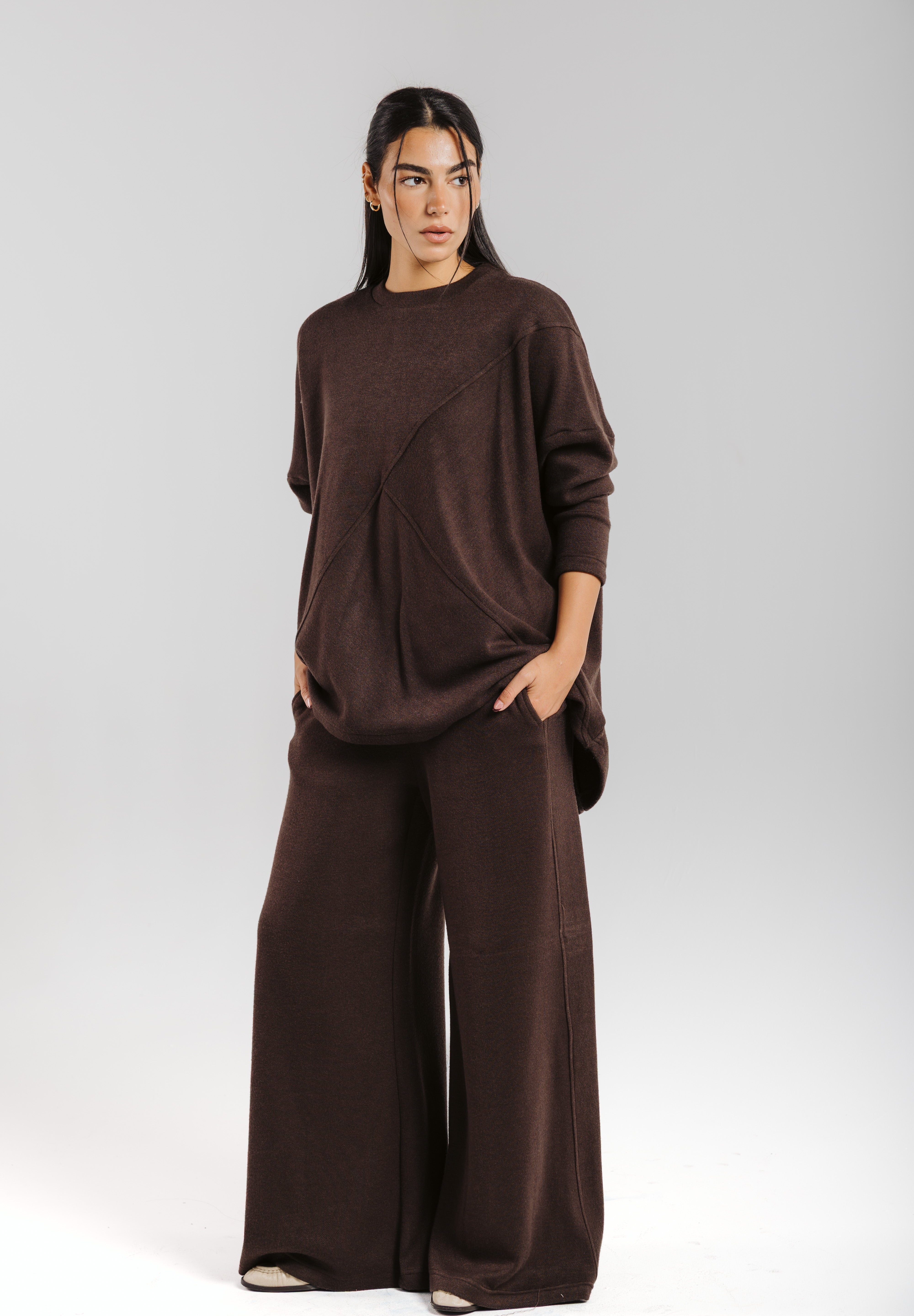 Serena Trico Set Brown - AB ESSENTIALS
