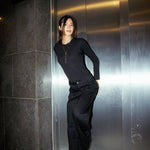 Sparkle black denim - AB ESSENTIALS