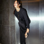 Sparkle black denim - AB ESSENTIALS