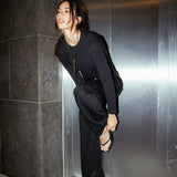 Sparkle black denim - AB ESSENTIALS