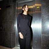 Sparkle black denim - AB ESSENTIALS