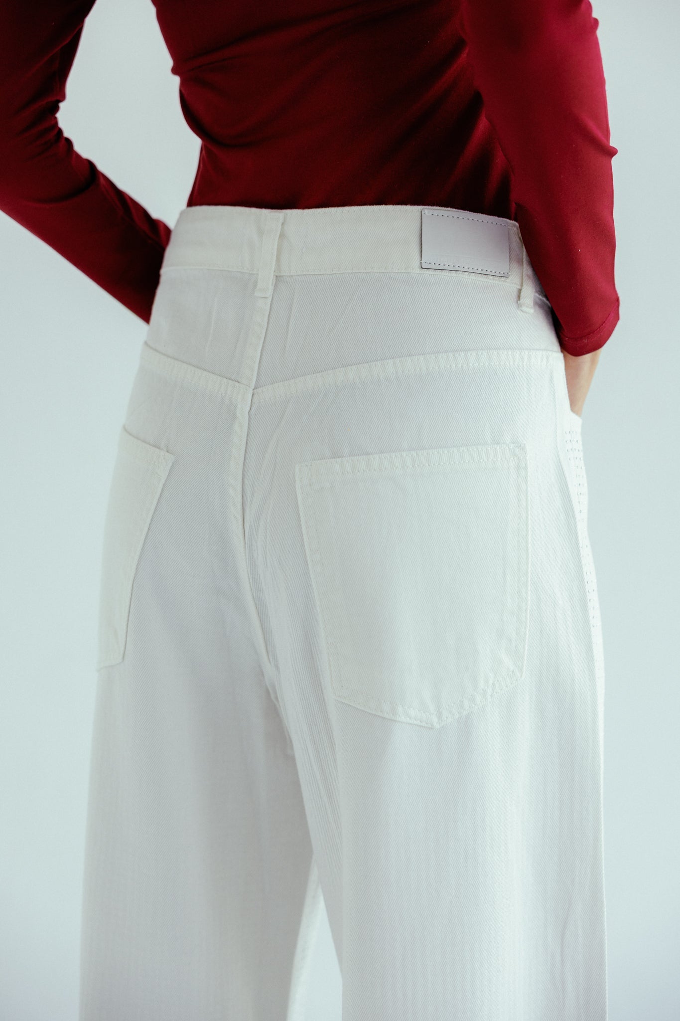 Sparkle white denim - AB ESSENTIALS