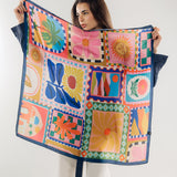 Square Silk Scarf 1 - AB ESSENTIALS