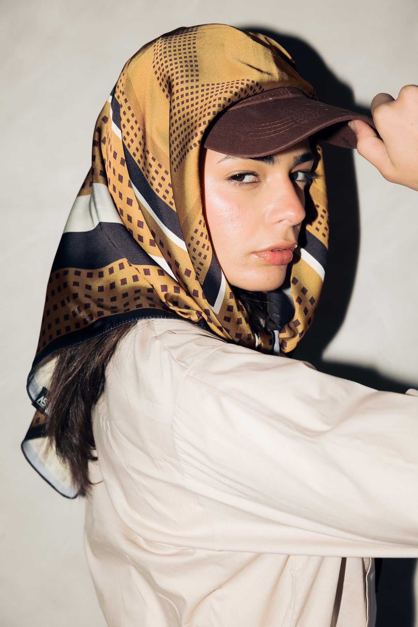 Square Silk Scarf 3 - AB ESSENTIALS