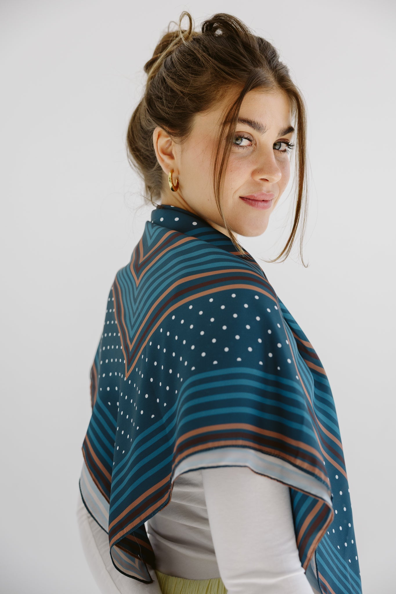Square Silk Scarf 5 - AB ESSENTIALS