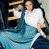 Square Silk Scarf 5 - AB ESSENTIALS