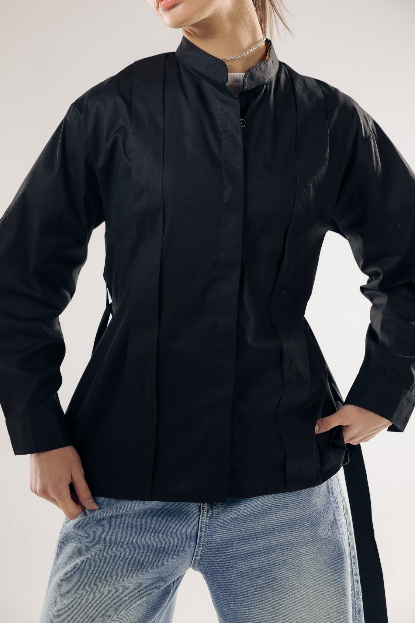 Star Girl Shirt Black - AB ESSENTIALS