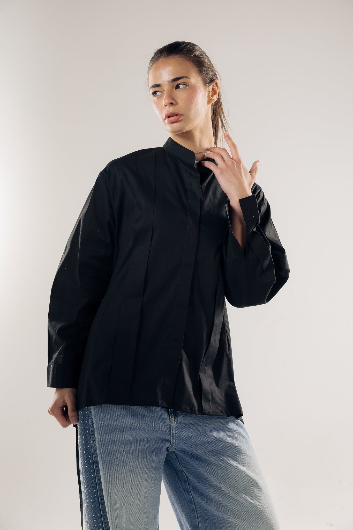 Star Girl Shirt Black - AB ESSENTIALS