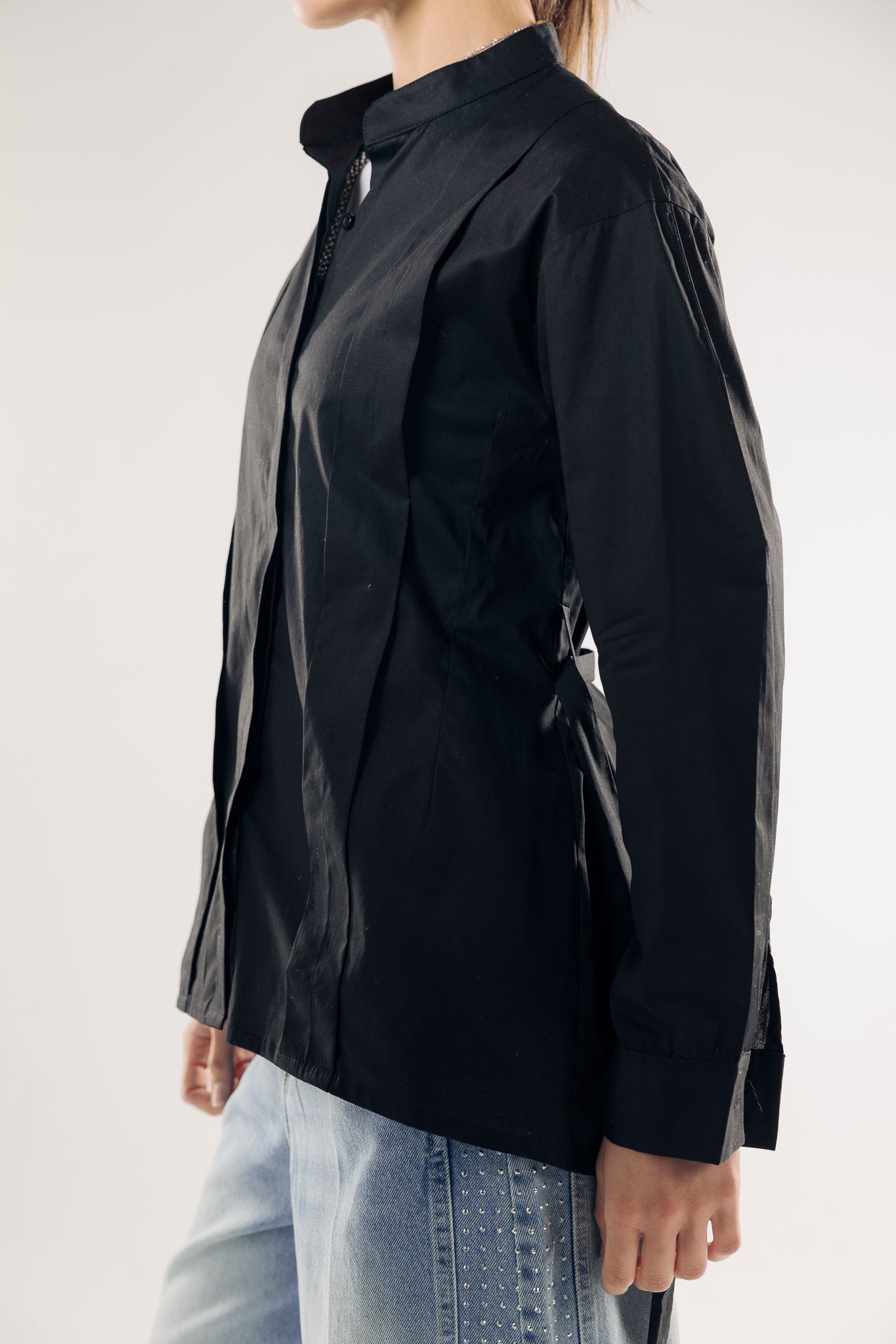 Star Girl Shirt Black - AB ESSENTIALS