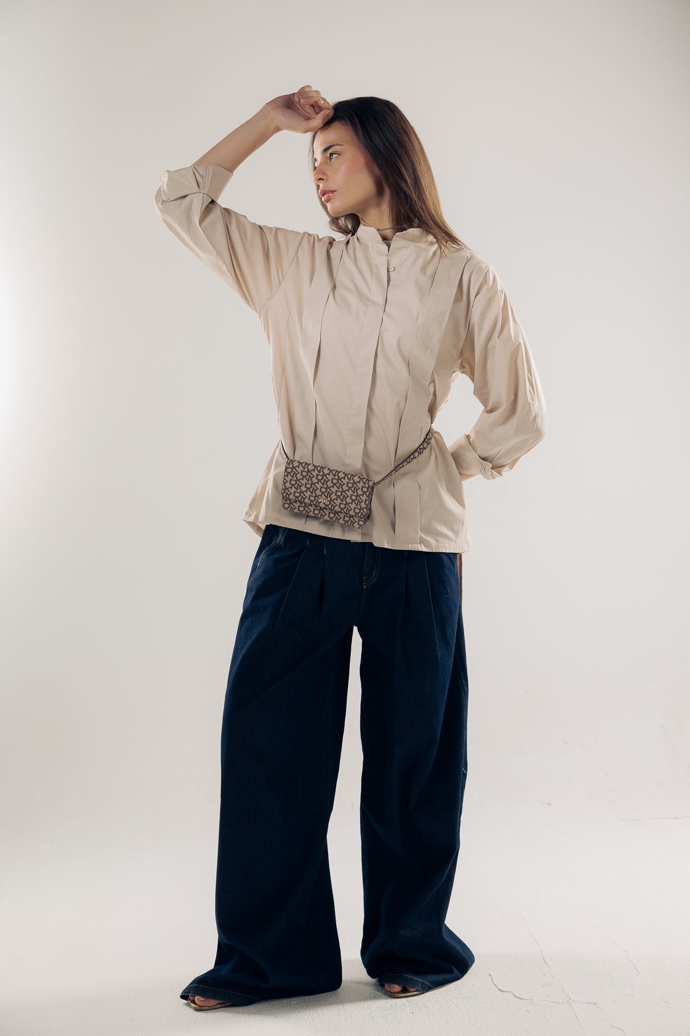 Star Girl Shirt Latte - AB ESSENTIALS