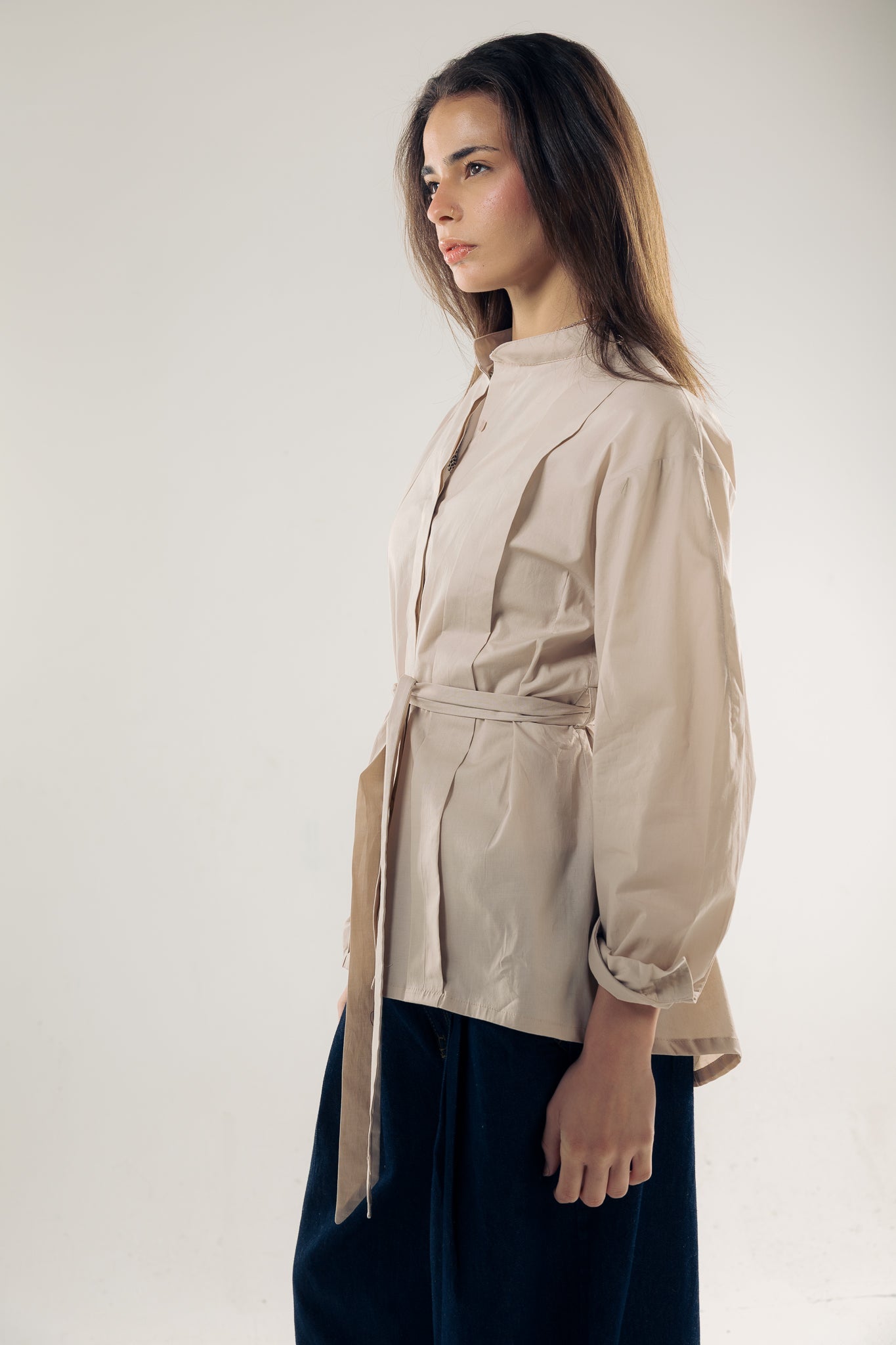 Star Girl Shirt Latte - AB ESSENTIALS