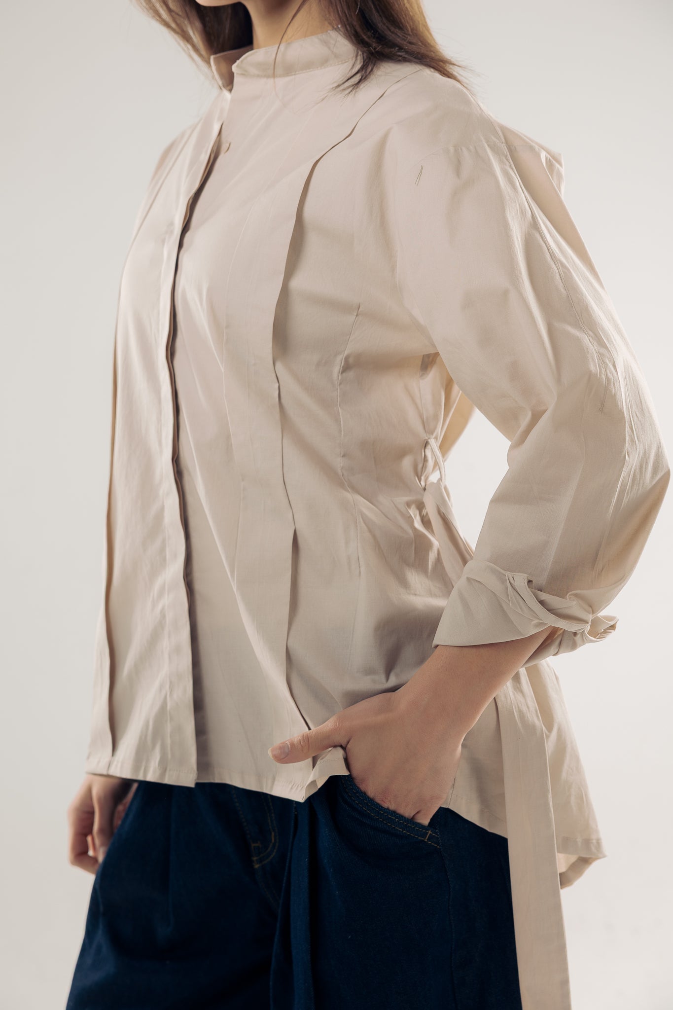 Star Girl Shirt Latte - AB ESSENTIALS