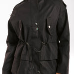 The Icon Gabardine Jacket Black - AB ESSENTIALS