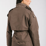The Icon Gabardine Jacket Brown - AB ESSENTIALS
