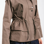 The Icon Gabardine Jacket Brown - AB ESSENTIALS