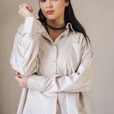 The Perfect Shirt Beige - AB ESSENTIALS