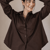 The Perfect Shirt Brown - AB ESSENTIALS