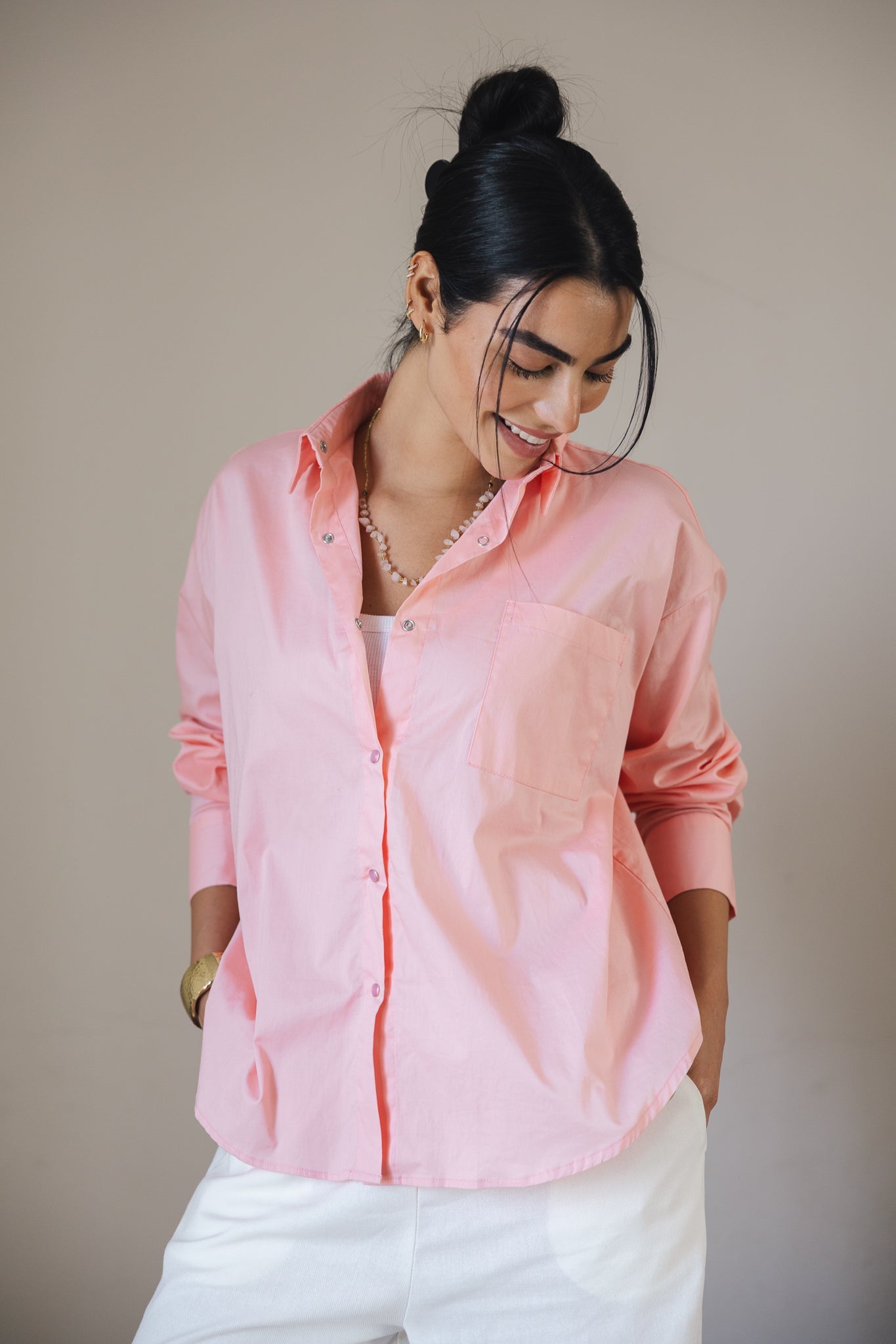 The Perfect Shirt Rose - AB ESSENTIALS