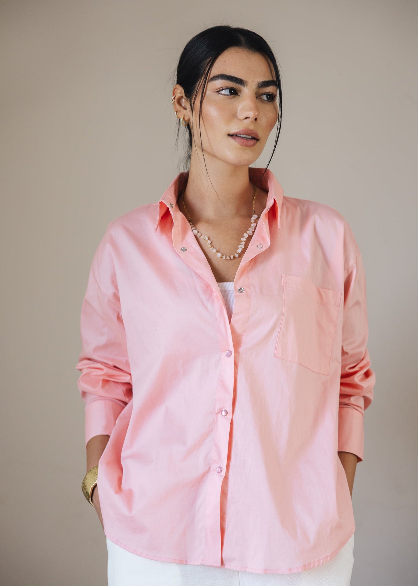 The Perfect Shirt Rose - AB ESSENTIALS