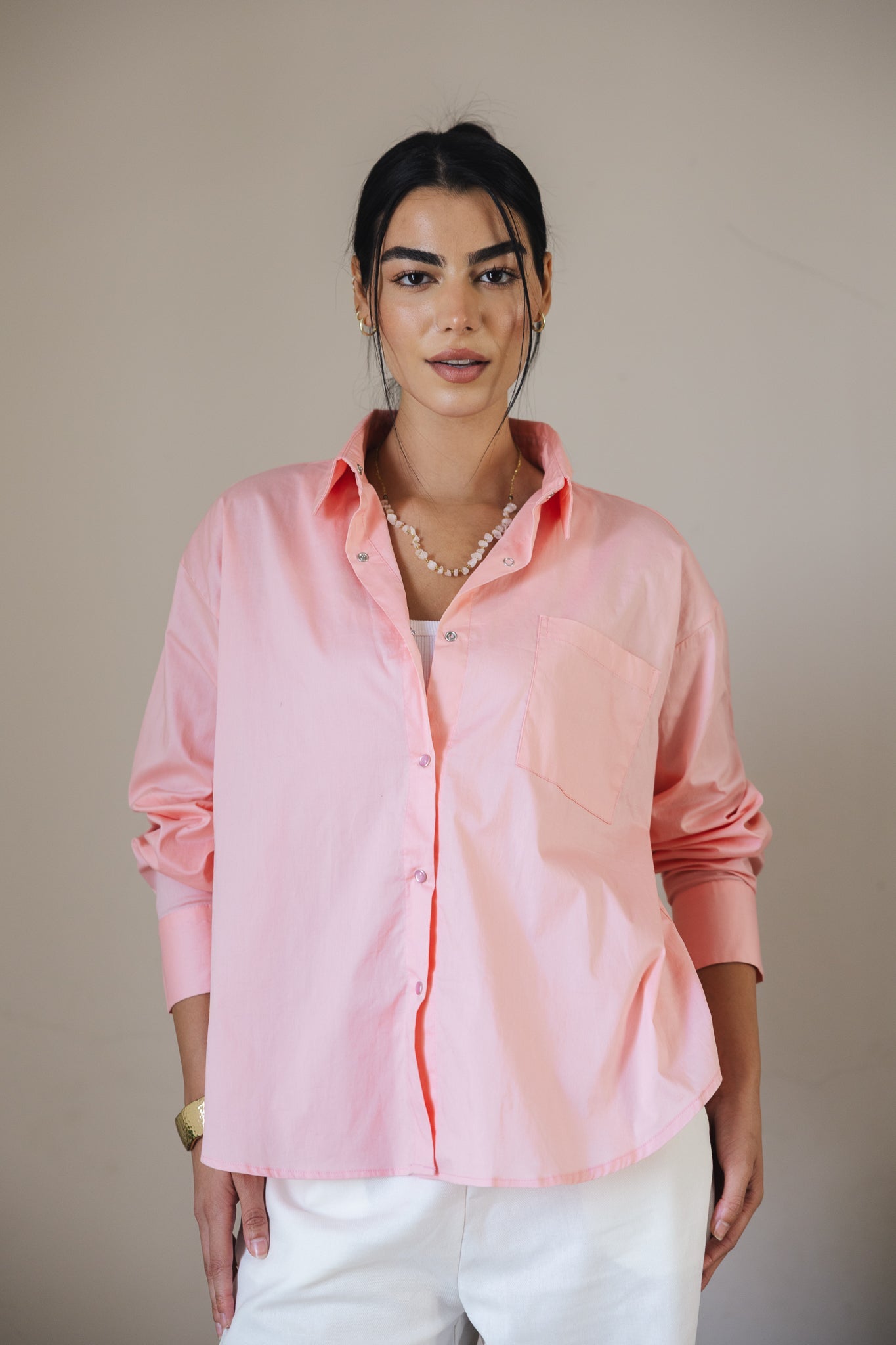 The Perfect Shirt Rose - AB ESSENTIALS